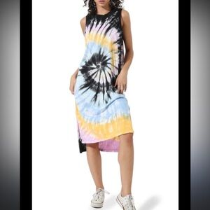 Electric & Rose posey vibe sleeveless dress NWT color: Rosa Golden Serene $128 M